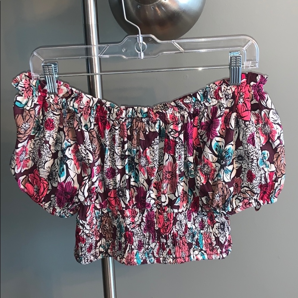 Cute off shoulder crop top, NWOT, never worn